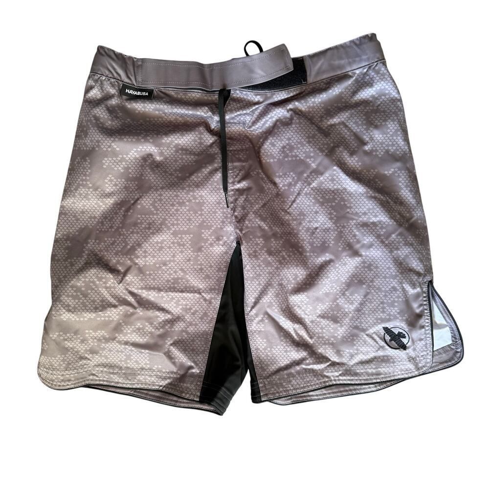 Hayabusa Hexagon MMA boxing Muay Thai BJJ fighter Shorts men’s XL grey active